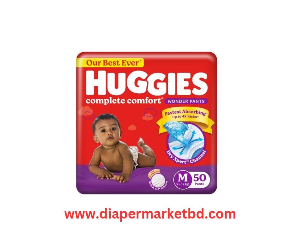 Huggies Wonder Pants M 50 Pcs (7–12 Kg) Complete Comfort