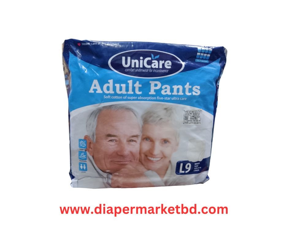 Unicare Adult Diaper Pant L size 9 Pcs Pack