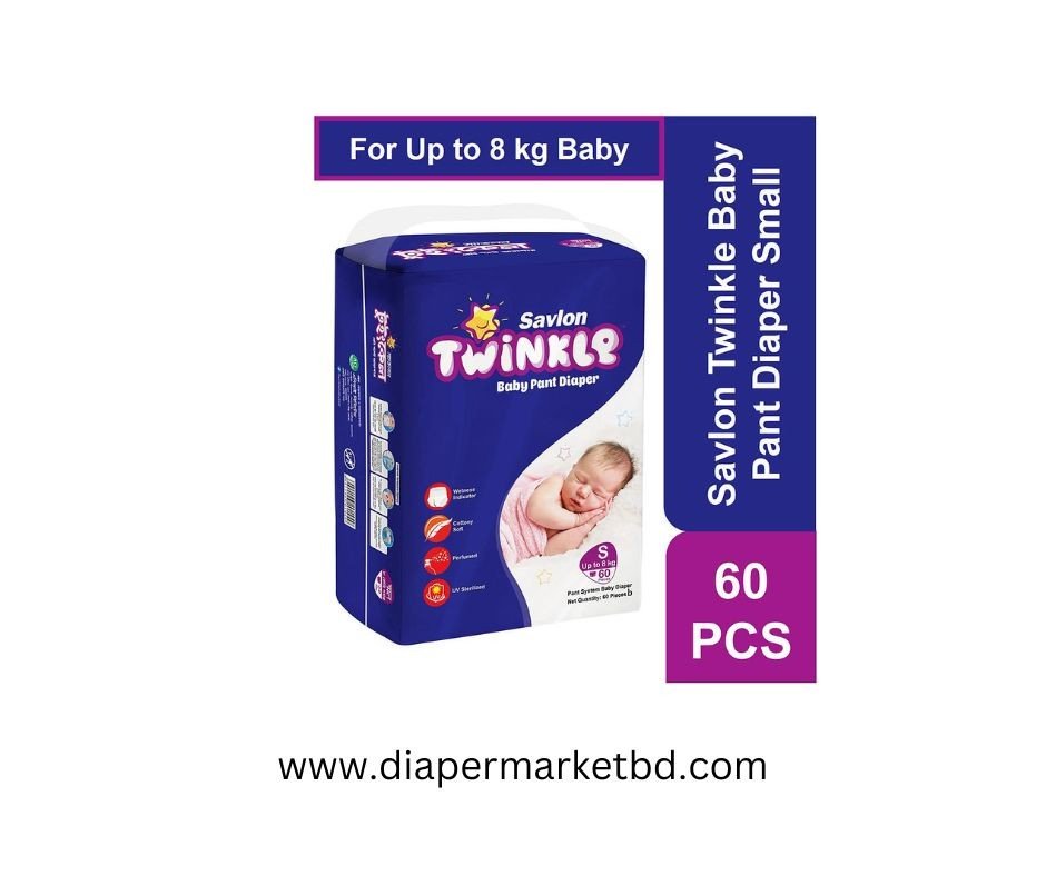 Twinkle Baby Diaper Pant S Size 60 pcs