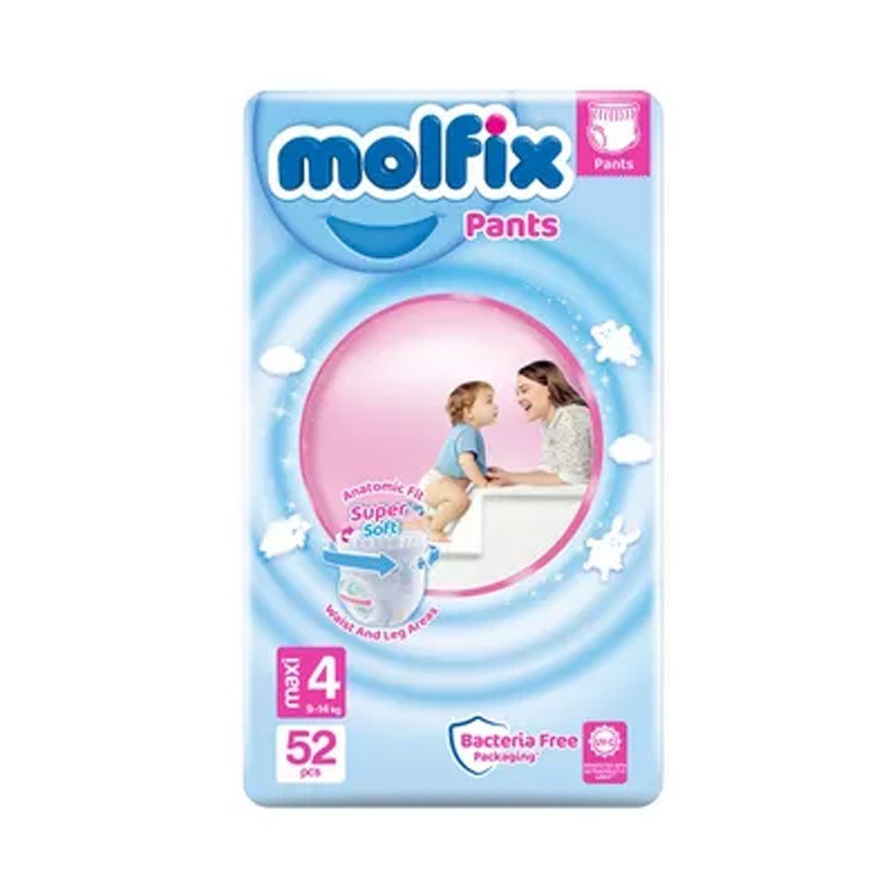 Molfix Pant Diaper Jumbo Maxi (914 Kg)52 pcs