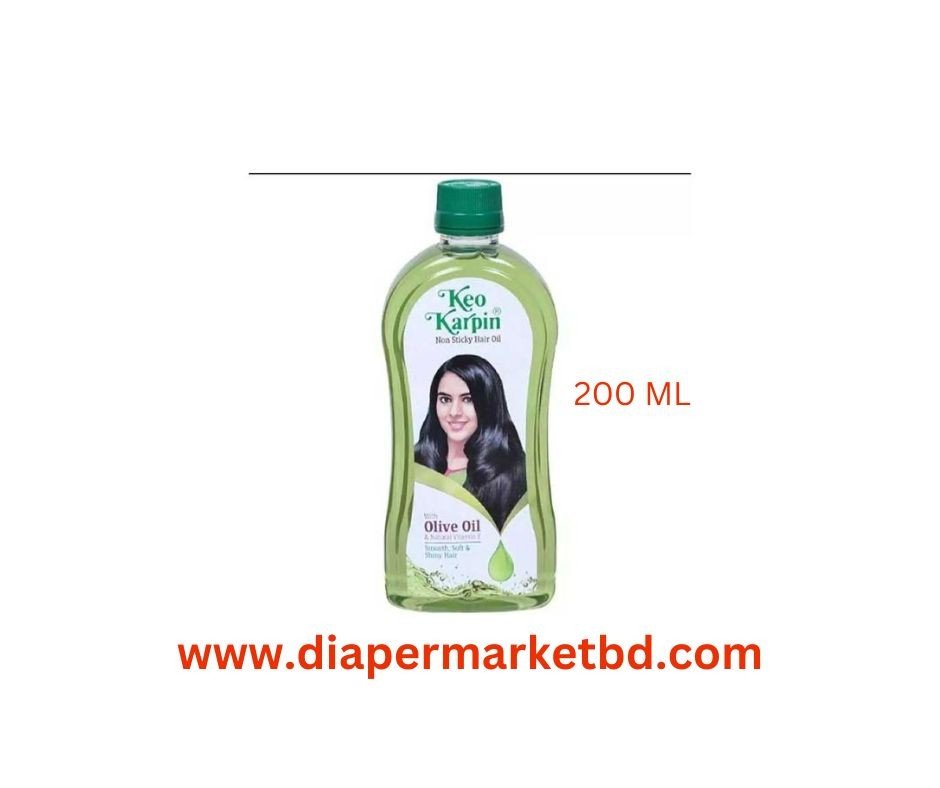 Keo Karpin Hair Oil Non Sticky 200 ml Bottle Indian