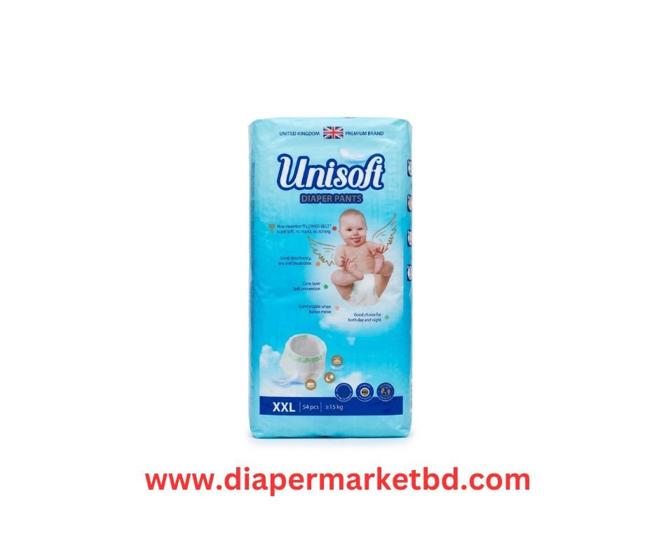 Unisoft Baby Pant Diaper XXL Size 15+ Kg 54 Pcs Pack