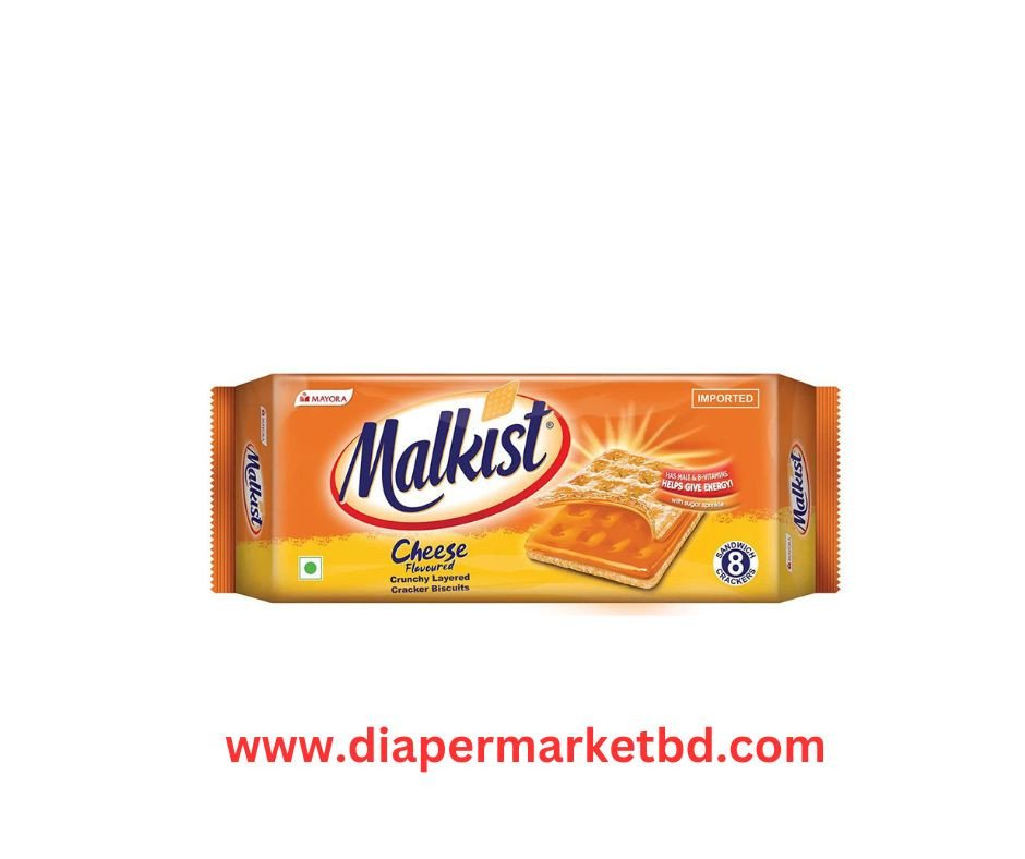 Malkist Cheese Flavoured Crunchy Layered Crackers 144g