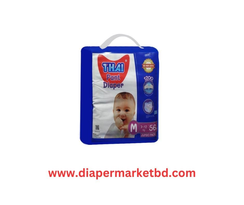 Thai Pant Style Diaper Medium (M) (7-12 kg) 56 pcs