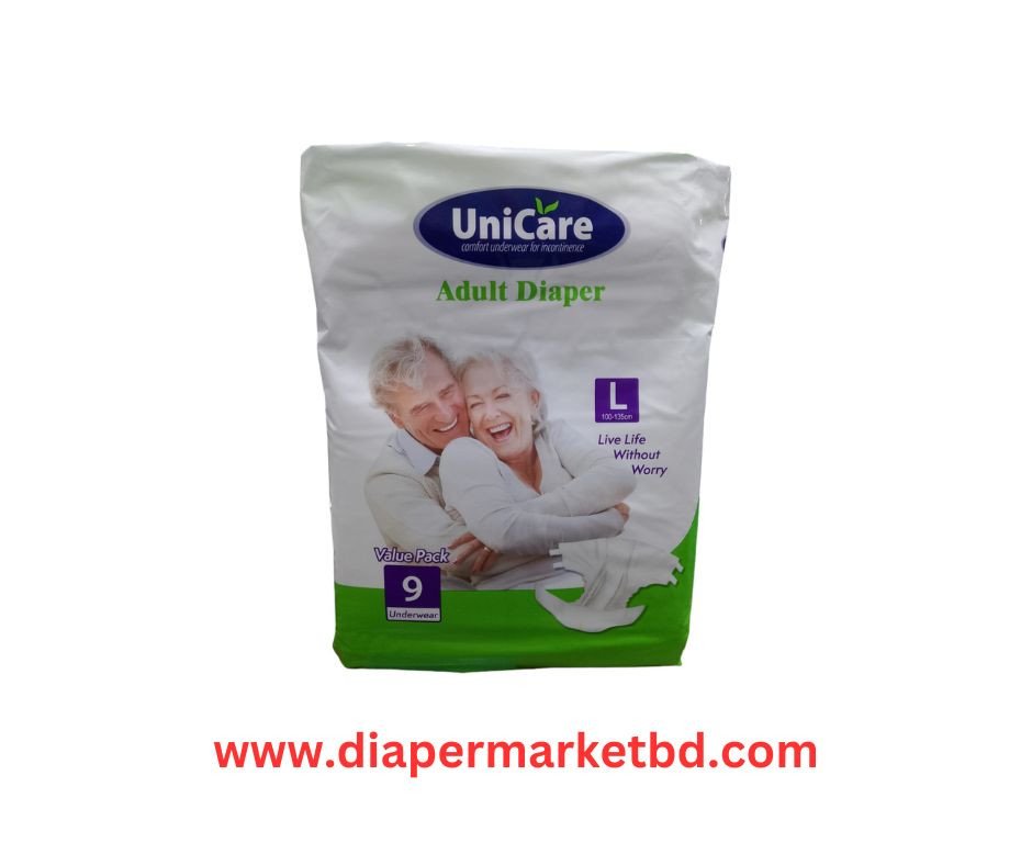 Unicare Adult Diaper Belt L size 9 Pcs Pack
