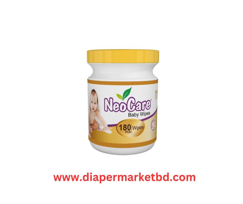 NeoCare Baby Wipes 180 Pcs Jar