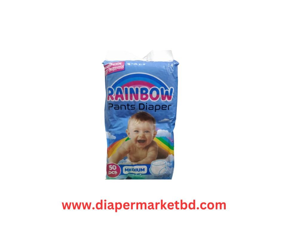 RFL Rainbow Diaper Pant Medium 50 Pcs