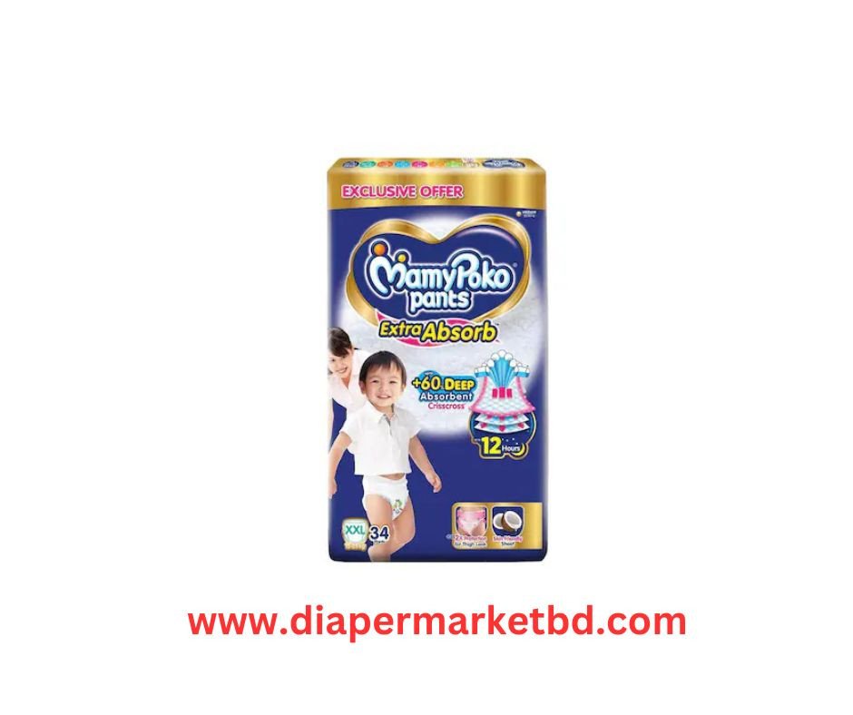 MamyPoko Pant Diaper XXL Size (15 - 25 kg) 34 Pcs