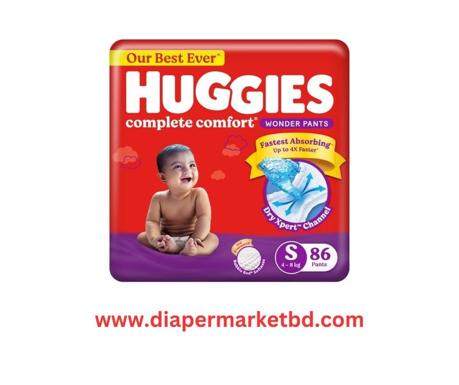 Huggies Wonder Pants Small 86 Pcs (4-8 Kg) Complete Comfort