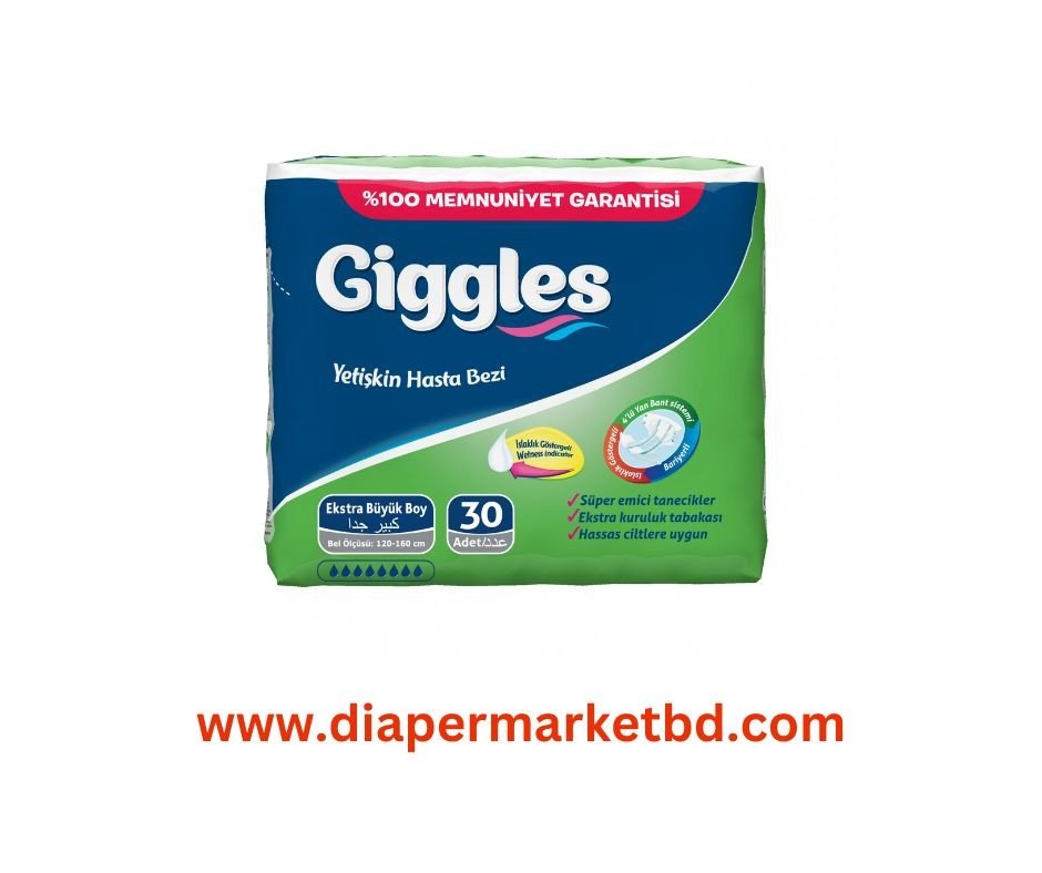 Giggles Adult Diaper Belt Extra Large 30 pcs