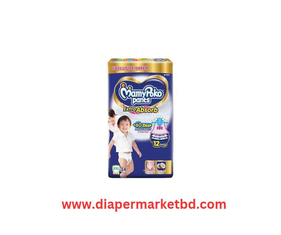 MamyPoko Pant Diaper XXL 15–25 Kg 34 Pcs