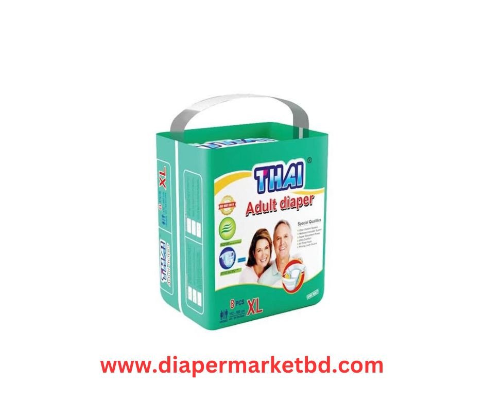 Thai Adult Diaper XL Size 8 Pcs