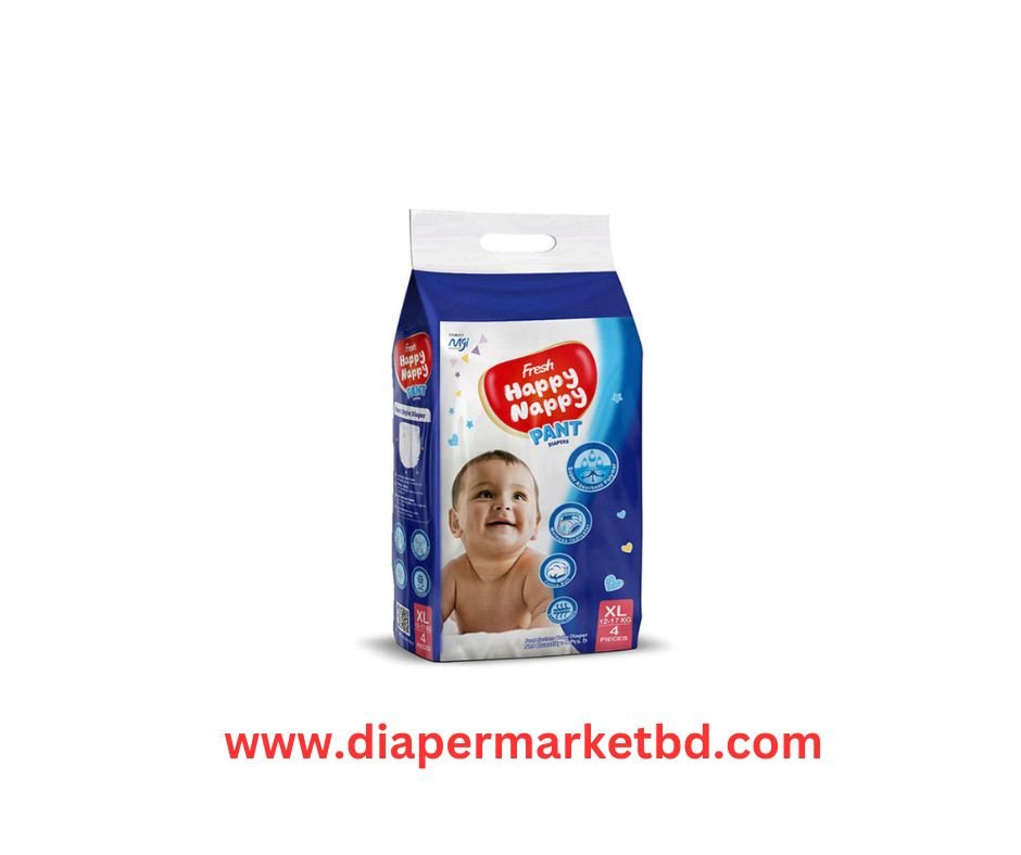 Fresh Happy Nappy Pant Diaper 12-17 Kg XL Size 4 Pcs
